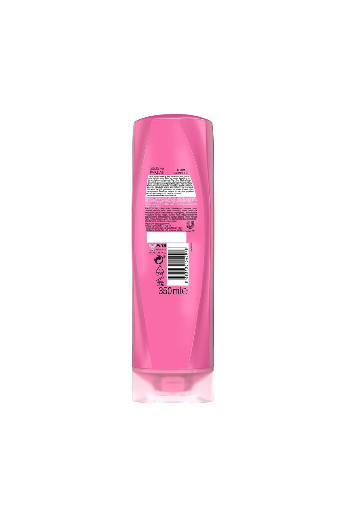 Superblend Serum Saç Bakım Kremi Güçlü Ve Parlak E Vitamini Makademya Yağı & Keratin 350 ml