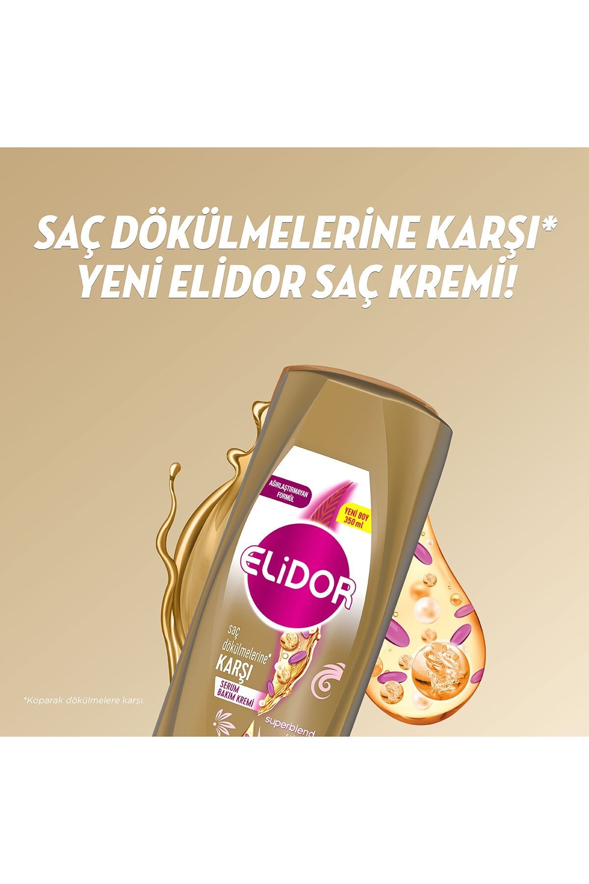Saç Dökülmelerine Karşı Saç Bakım Kremi 350 Ml