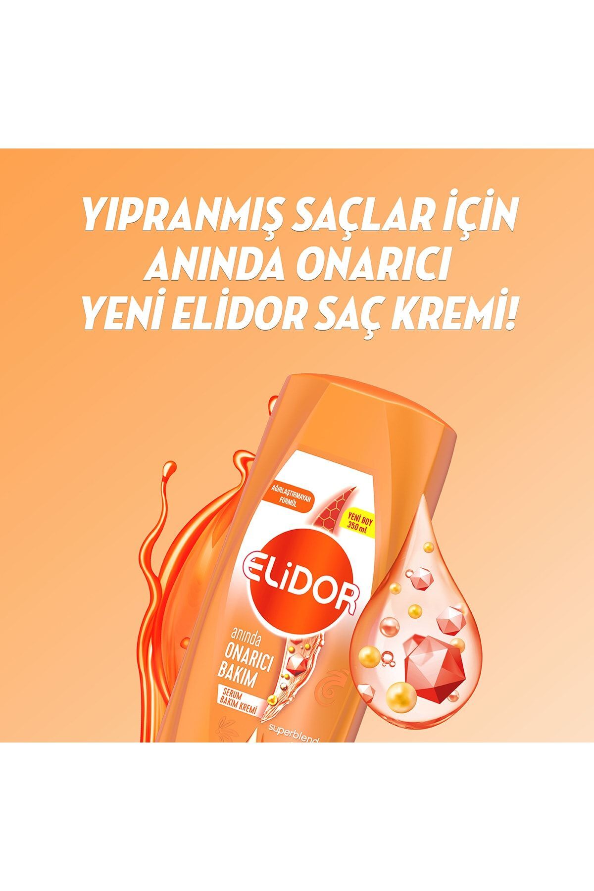 Anında Onarıcı Bakım Saç Bakım Kremi 350 Ml