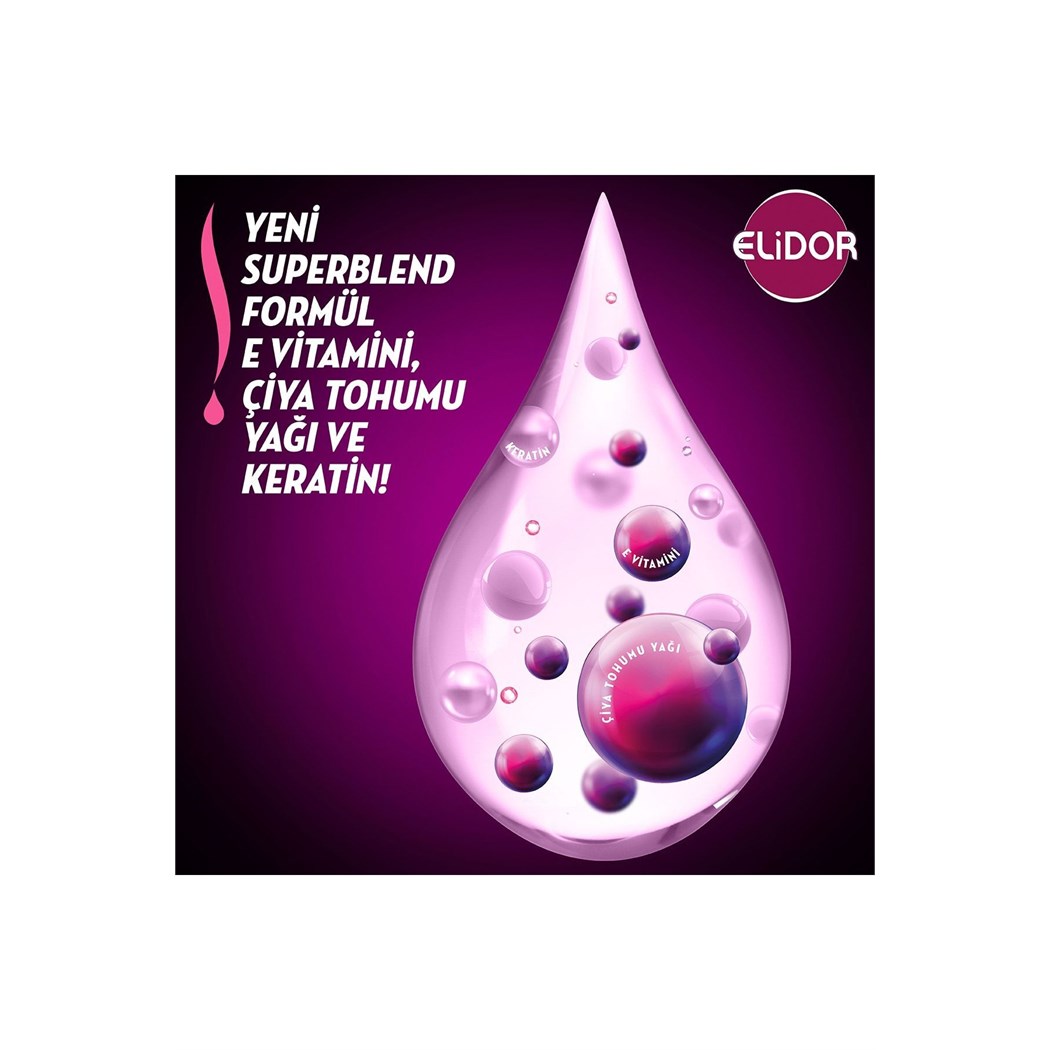 Superblend Serum Saç Bakım Kremi Esmer Parlaklık E Vitamini Chia Tohumu Yağı Keratin 350 Ml