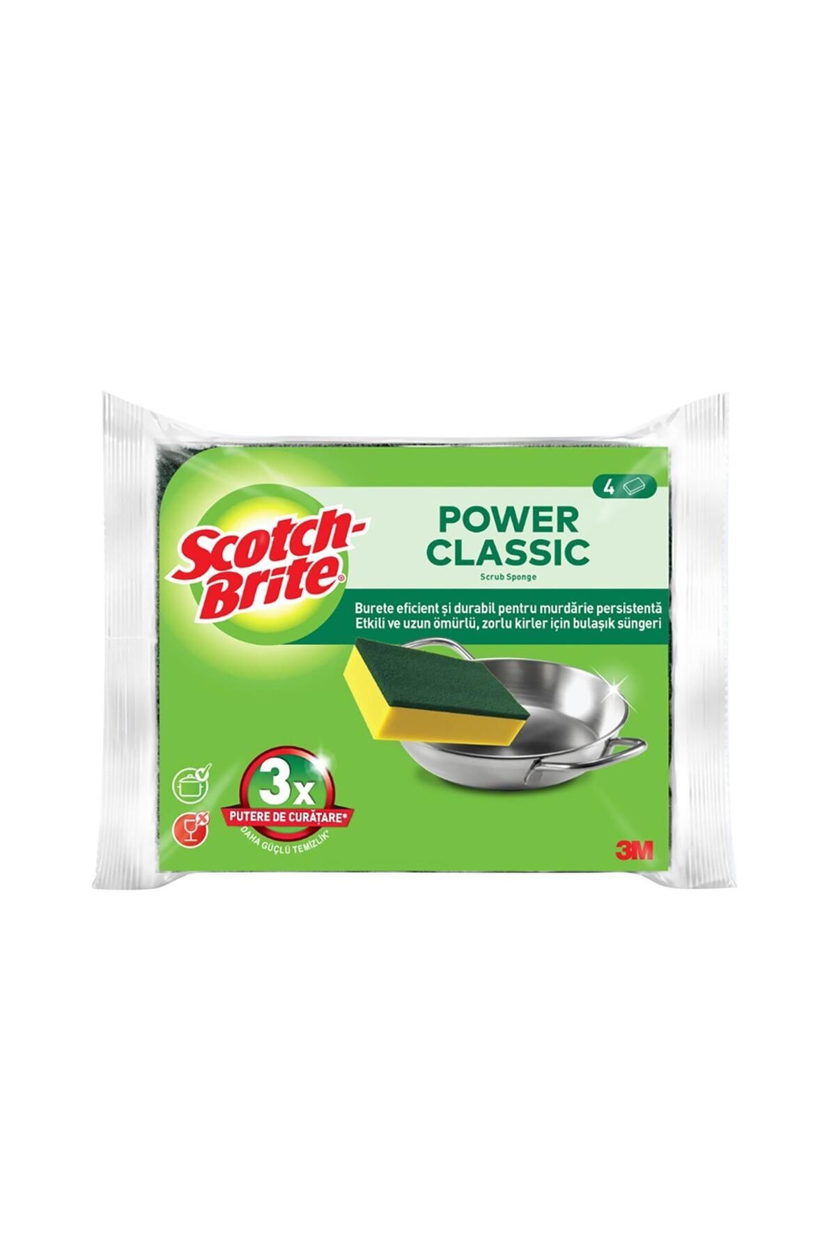 Yeşil Klasik 4'lü Sünger