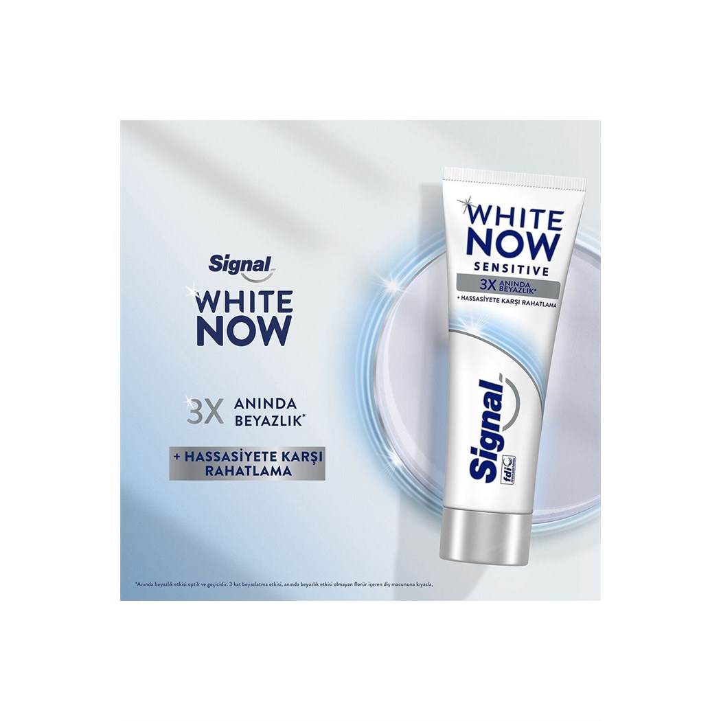 Diş Macunu White Now Sensitive Anında 3 Kat Beyazlık 75 ML