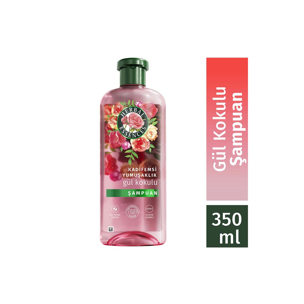 Kadifemsi Yumuşaklık Gül Kokulu Şampuan 350ml