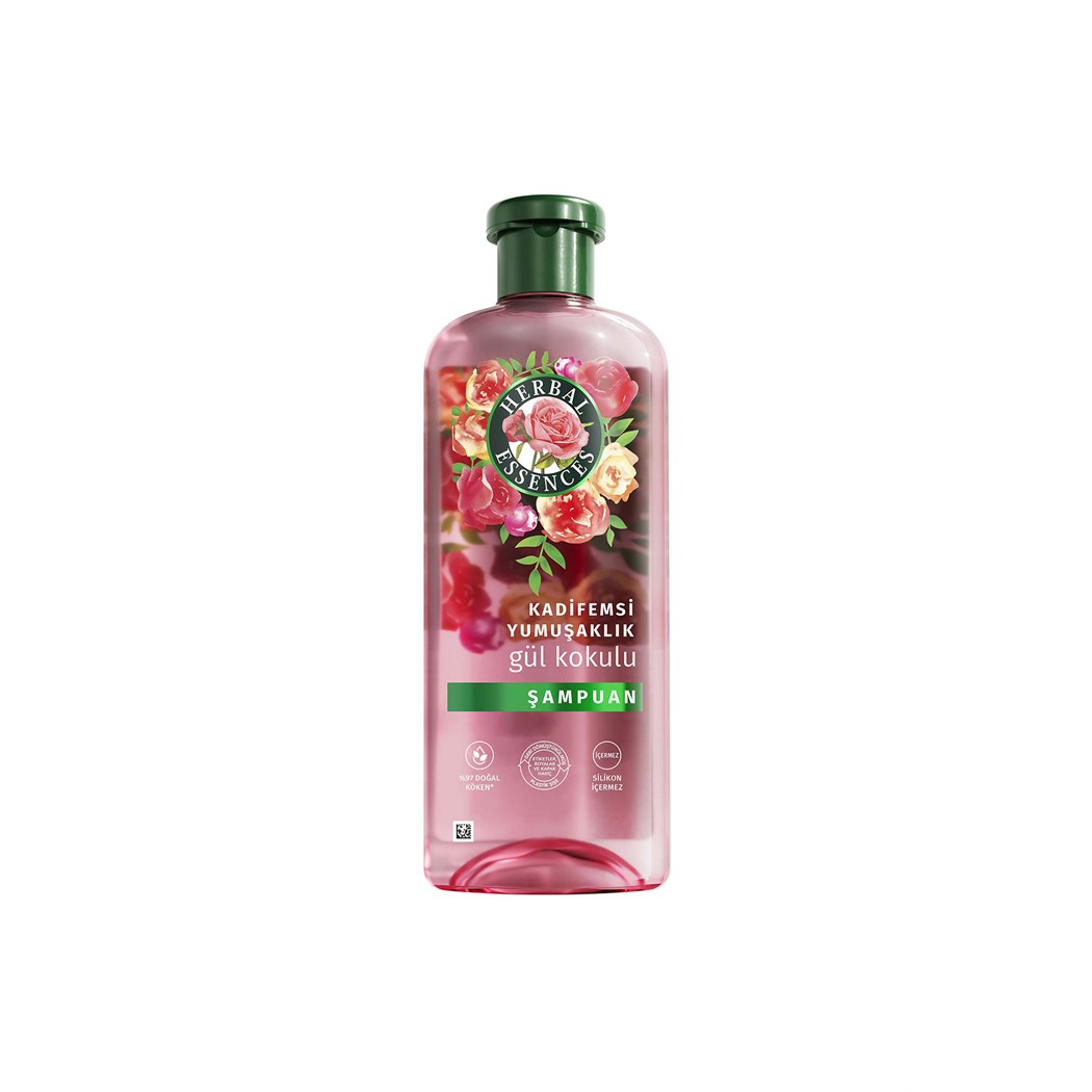 Kadifemsi Yumuşaklık Gül Kokulu Şampuan 350ml