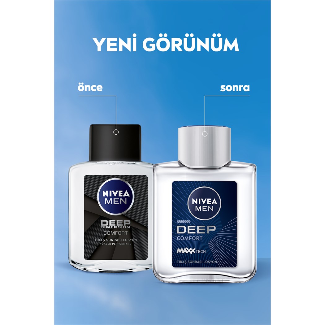 MEN Erkek Tıraş Sonrası Losyon Deep Dimension 100ml,Yenileyici,Ferahlatıcı,Erkeksi Koku,Nemlendirici