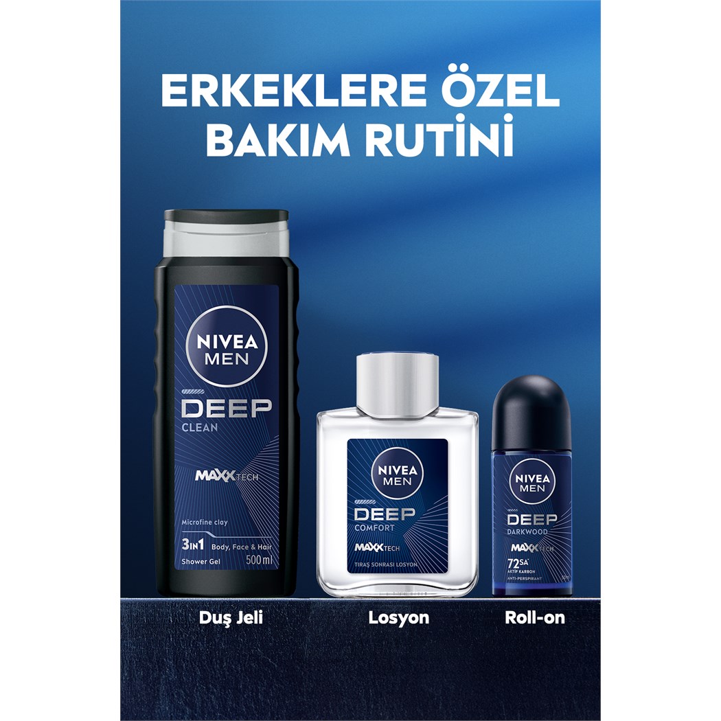 MEN Erkek Tıraş Sonrası Losyon Deep Dimension 100ml,Yenileyici,Ferahlatıcı,Erkeksi Koku,Nemlendirici