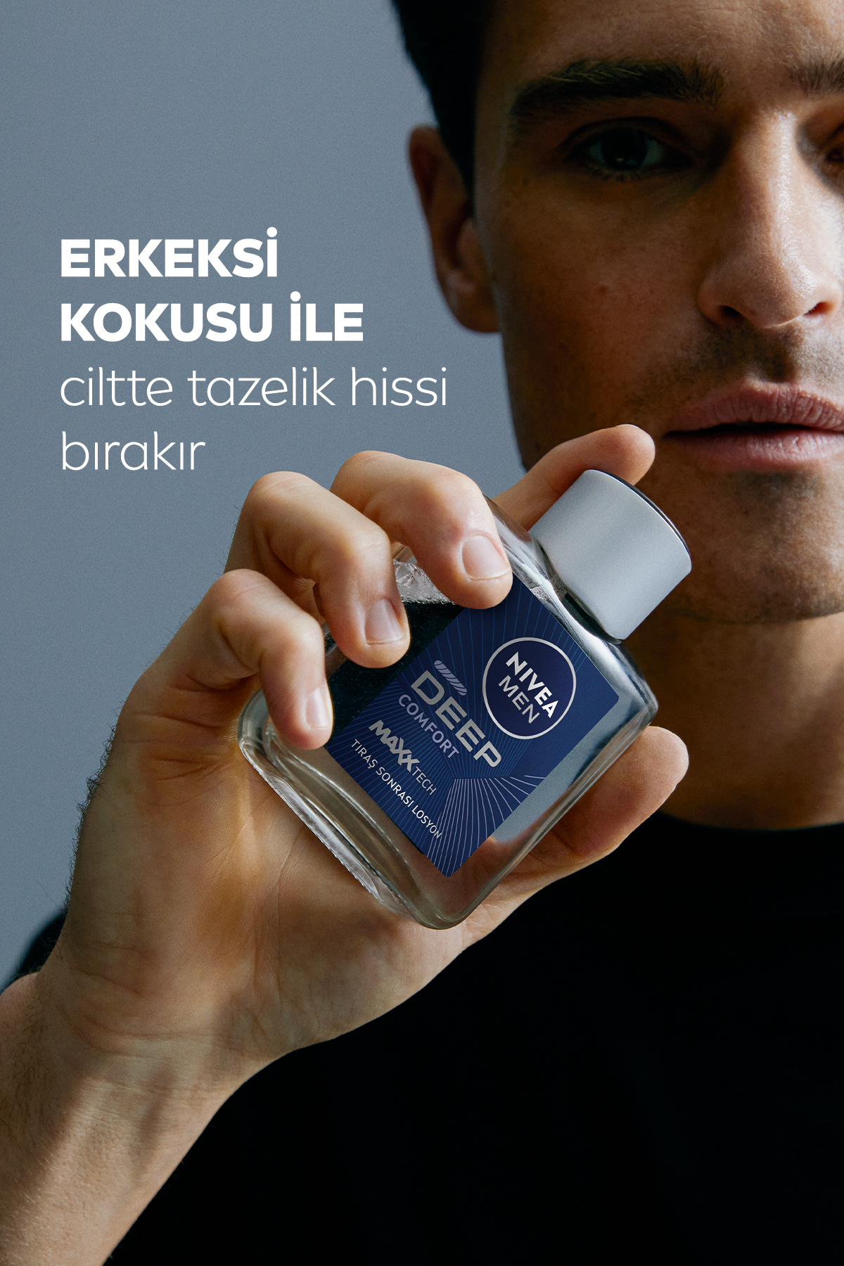 MEN Erkek Tıraş Sonrası Losyon Deep Dimension 100ml,Yenileyici,Ferahlatıcı,Erkeksi Koku,Nemlendirici