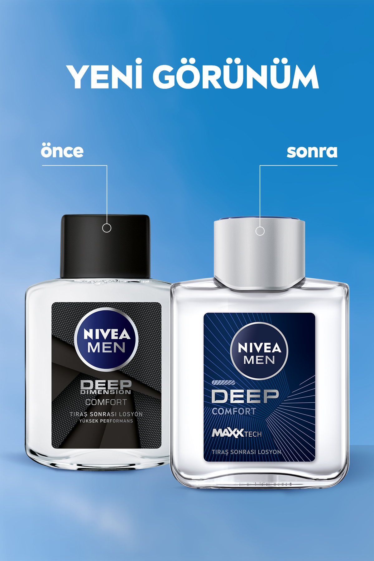 MEN Erkek Tıraş Sonrası Losyon Deep Dimension 100ml,Yenileyici,Ferahlatıcı,Erkeksi Koku,Nemlendirici