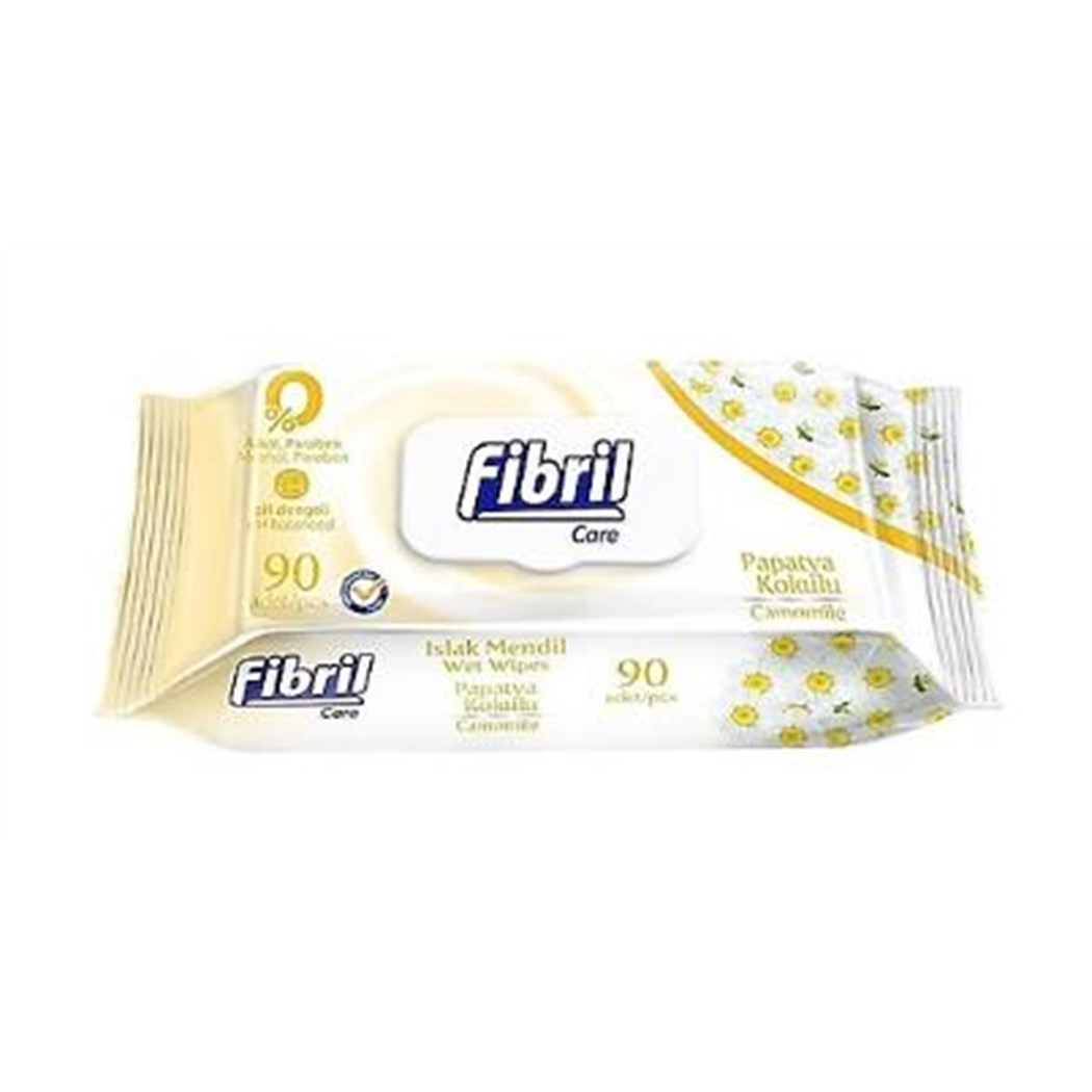 Fibril Care Islak Havlu Papatya Kokulu 90 Lı