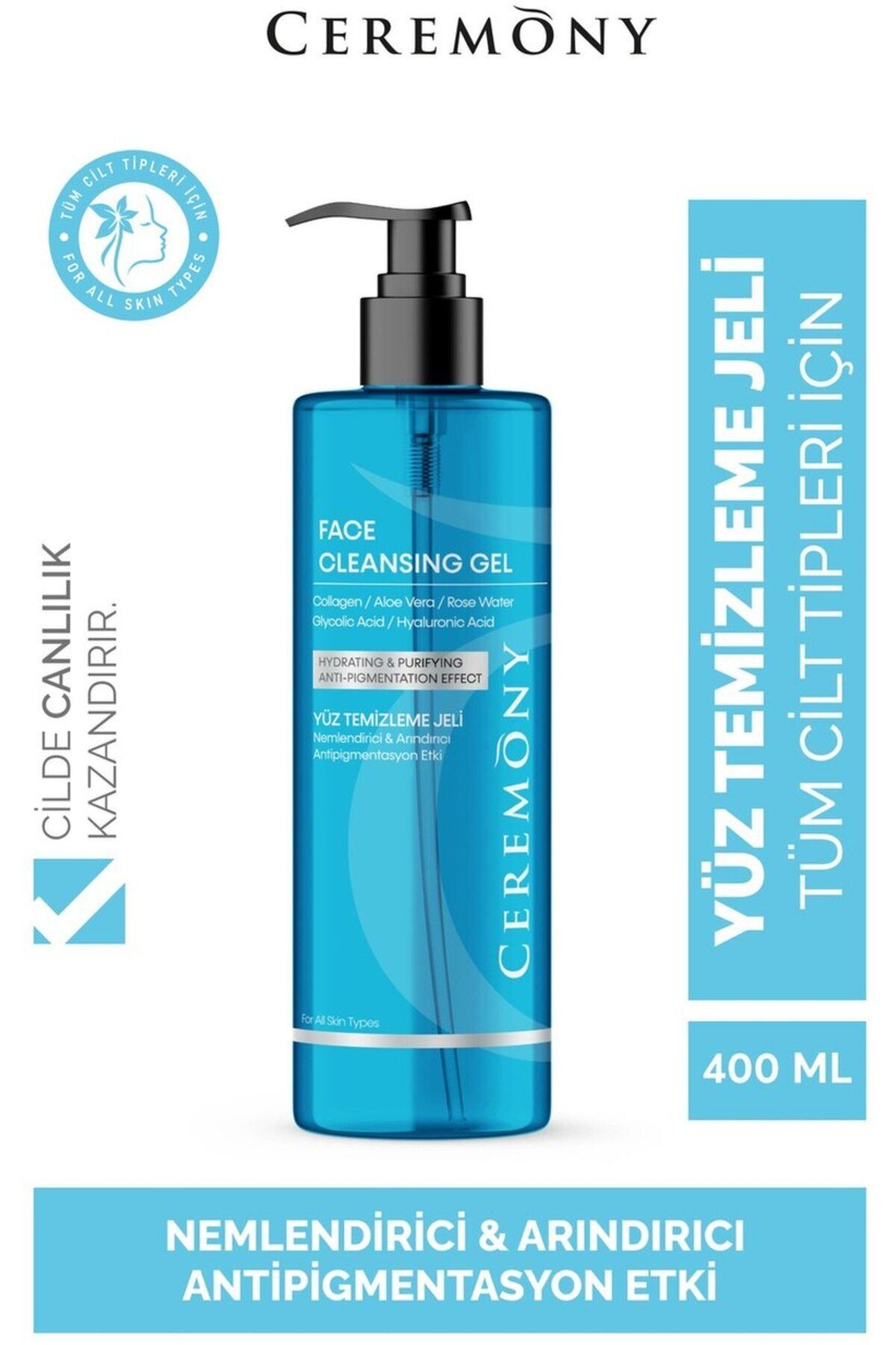 Masa Üstü Stand Yüz Temizleme Jeli 12'li