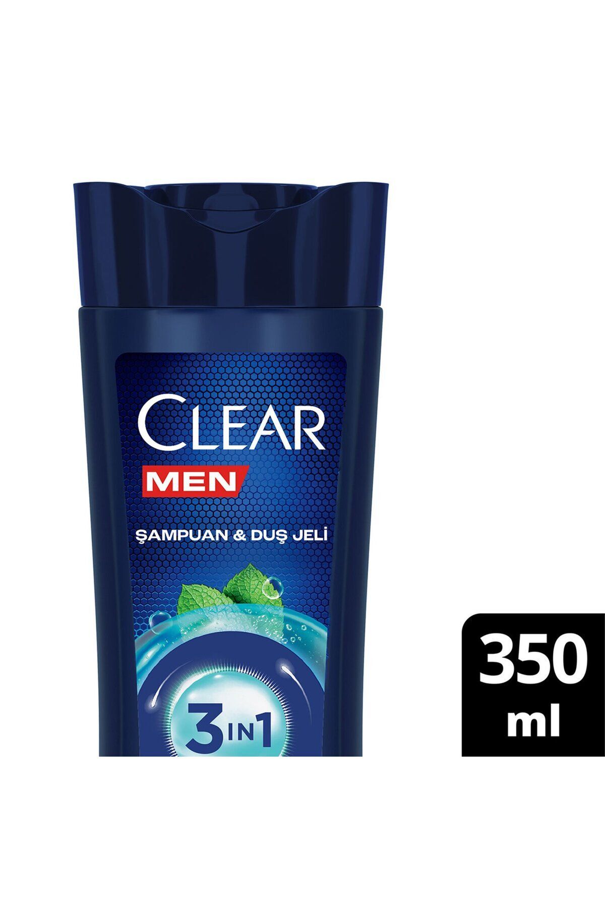 Men Şampuan 3in1 Şampuan & Duş Jeli Ferahlatıcı Mentol