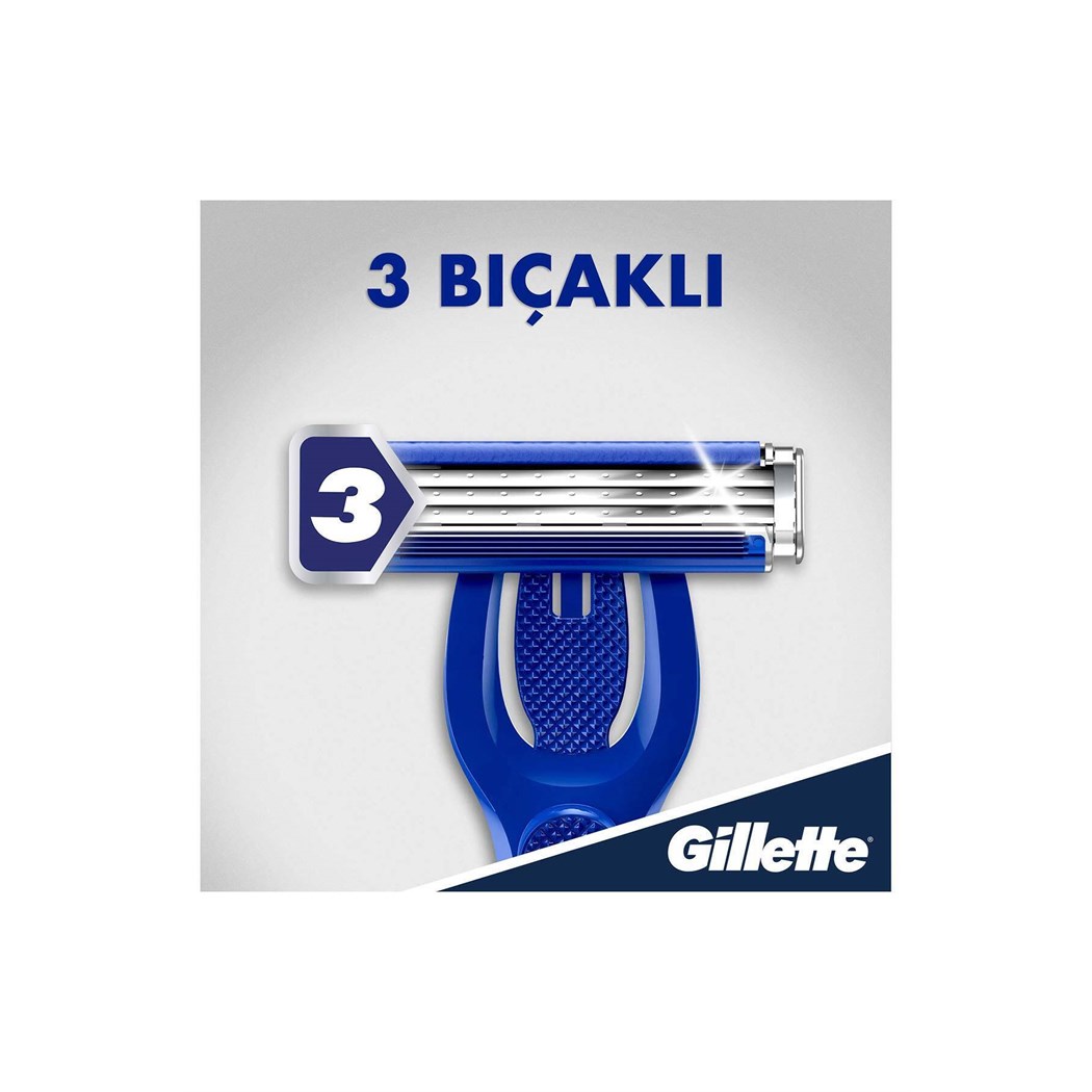 Blue3 Hybrid Tıraş Makinesi 8 Yedek Tıraş Bıçağı