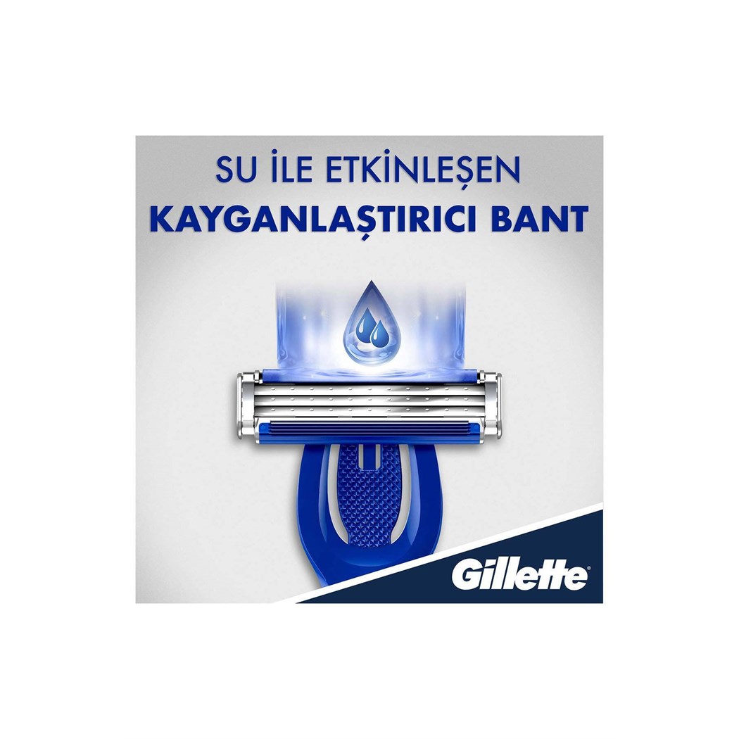 Blue3 Hybrid Tıraş Makinesi 8 Yedek Tıraş Bıçağı