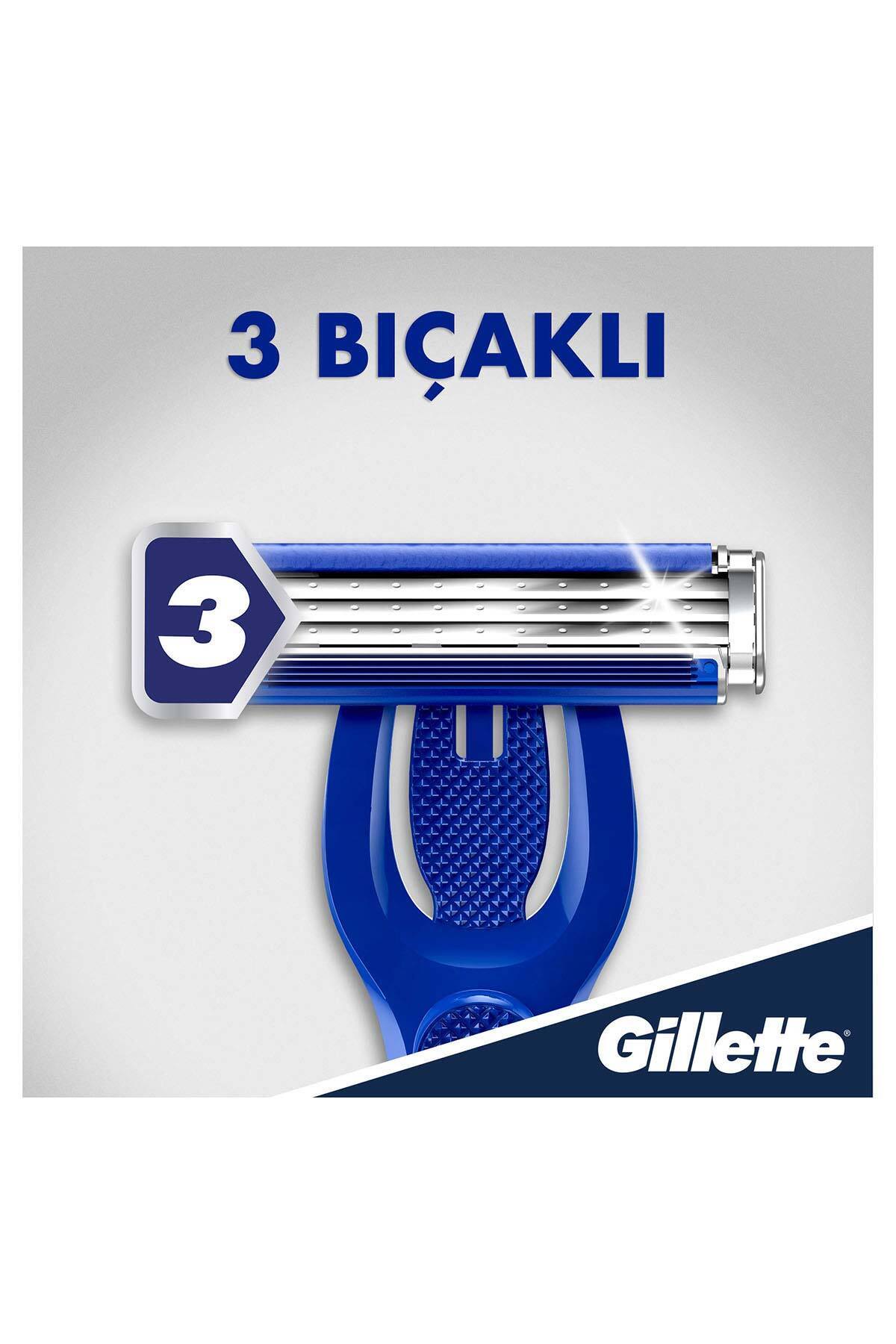 Blue3 Hybrid Tıraş Makinesi 8 Yedek Tıraş Bıçağı