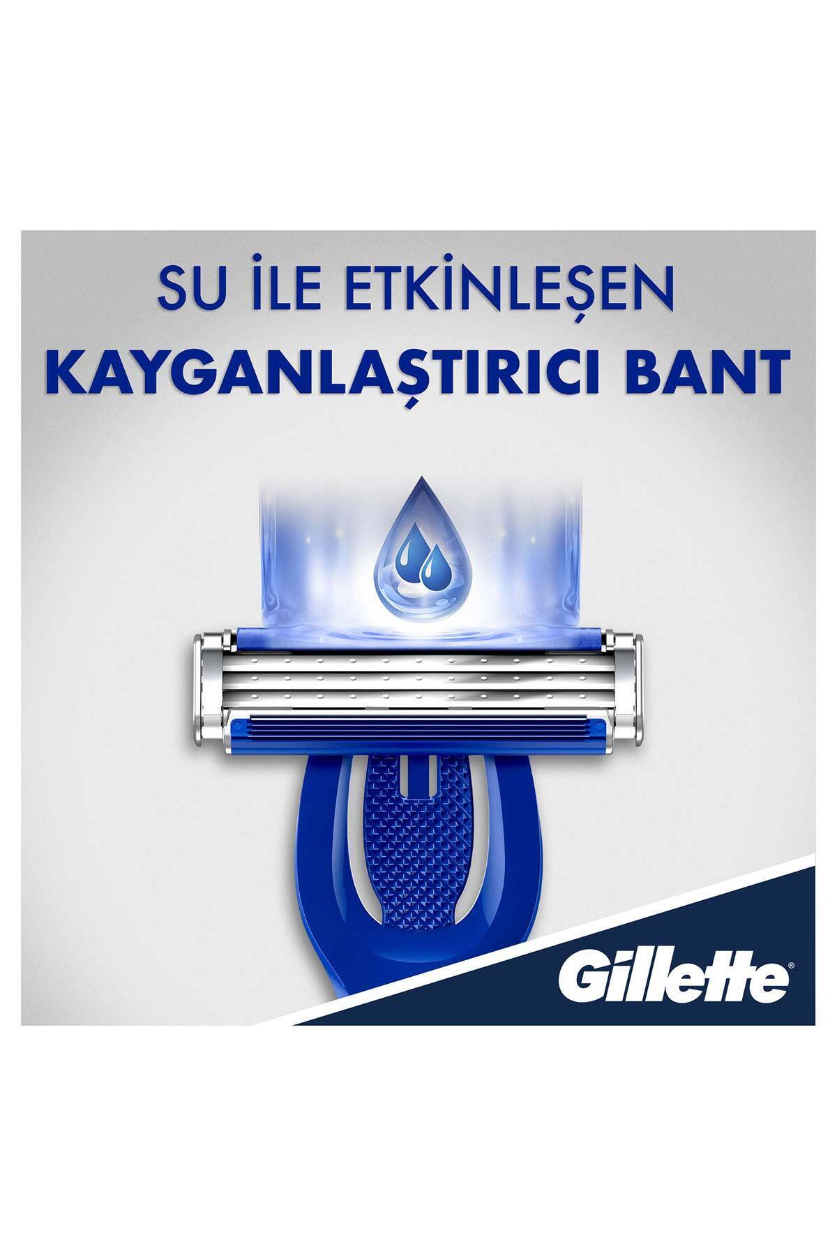 Blue3 Hybrid Tıraş Makinesi 8 Yedek Tıraş Bıçağı