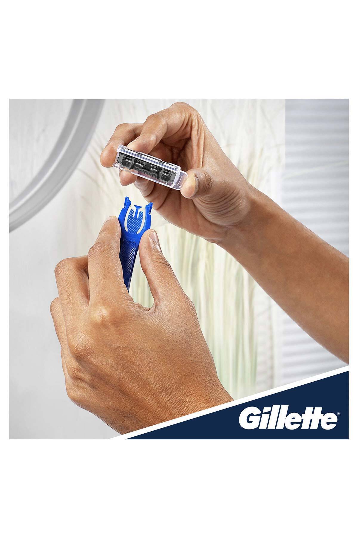 Blue3 Hybrid Tıraş Makinesi 8 Yedek Tıraş Bıçağı