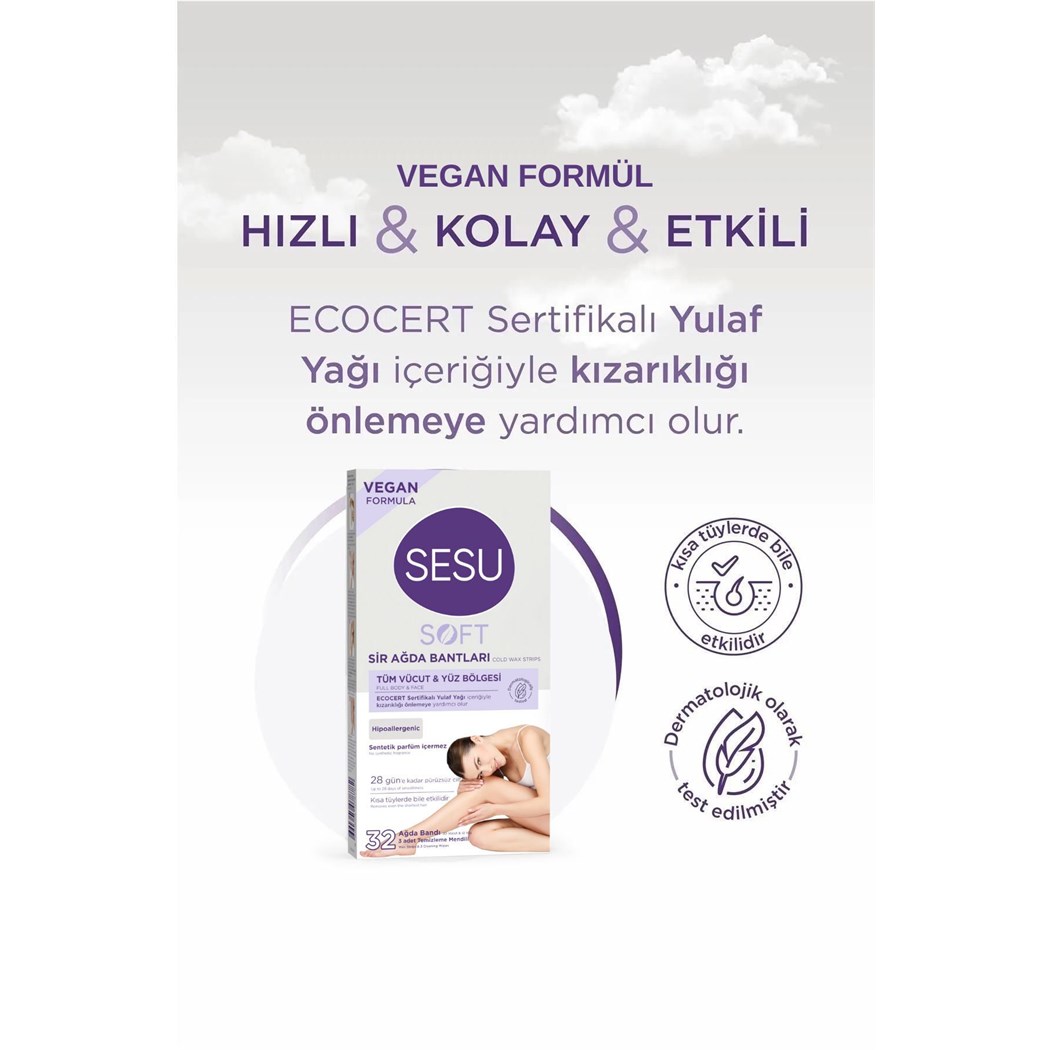 Soft Yulaf Ağda Bandı 32 Li