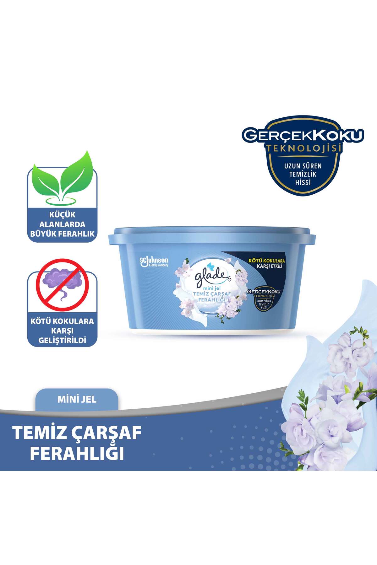 Mini Jel, Temiz Çarşaf Ferahlığı, 70 g