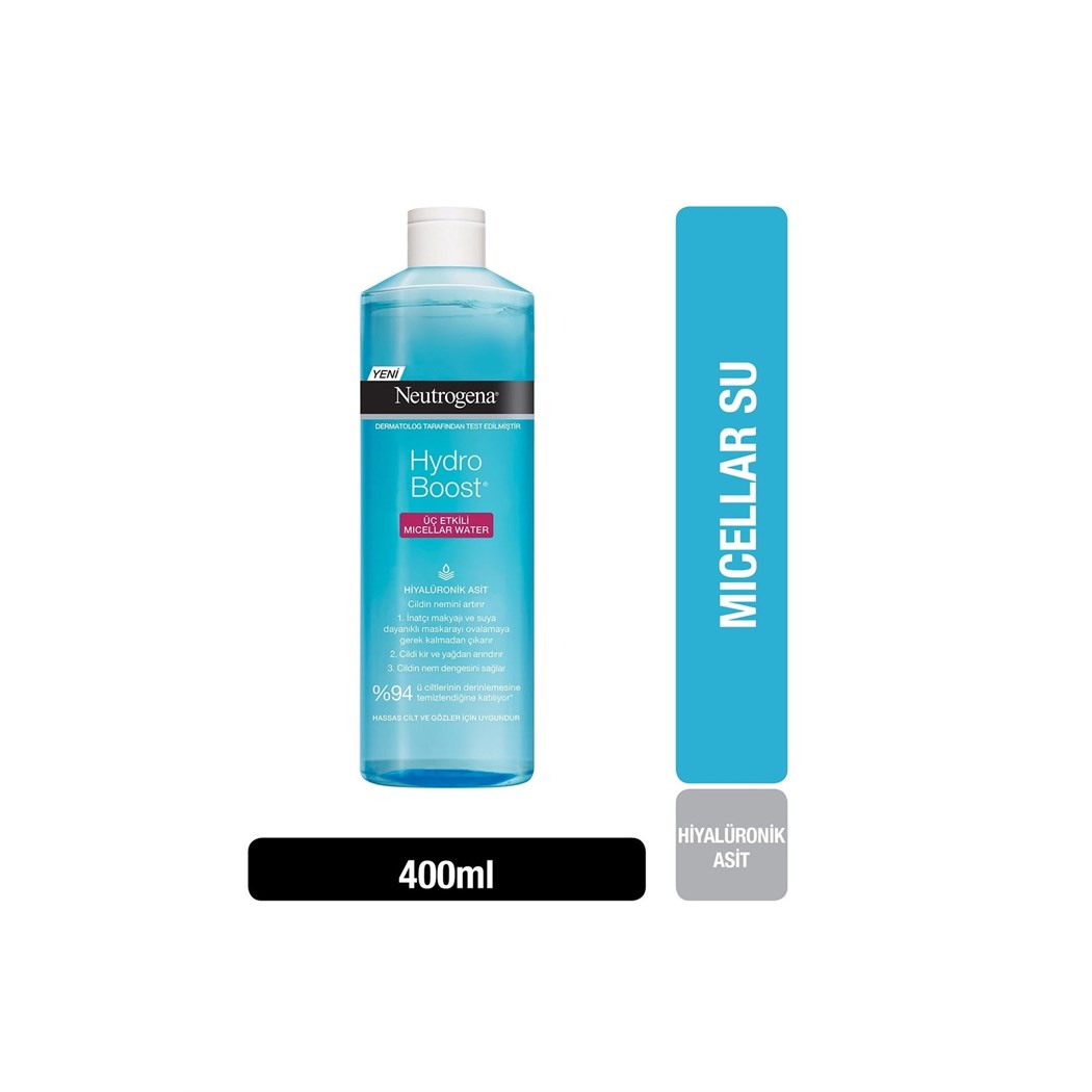 Hydro Boost Üç Etkili Micellar Water Makyaj Temizleme Suyu 400 ml