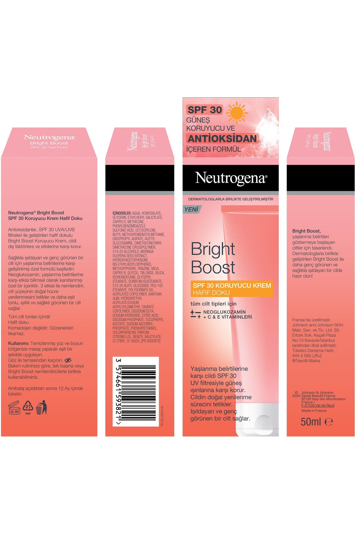 Bright Boost Spf 30 Koruyucu Krem 50ml