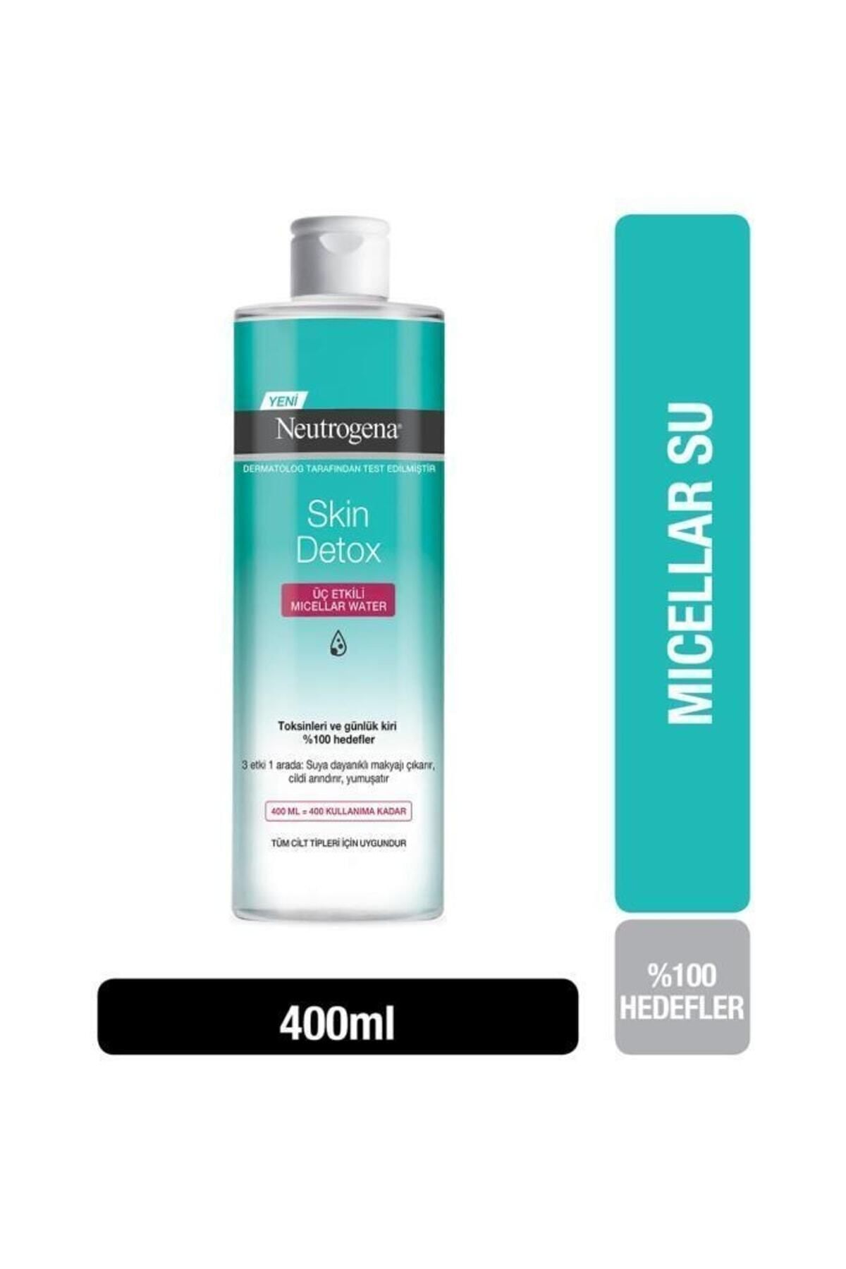 Skin Detox Üç Etkili Misel Su 400ml