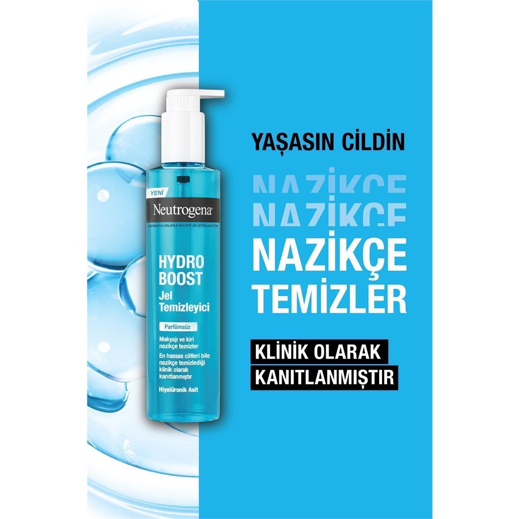 Hydro Boost Water Jel Yüz Temizleyici Parfümsüz 200ml