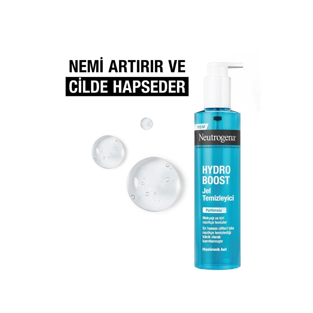 Hydro Boost Water Jel Yüz Temizleyici Parfümsüz 200ml
