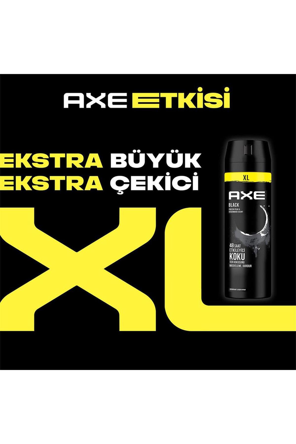 Black XL Erkek Sprey Deodorant 200ML