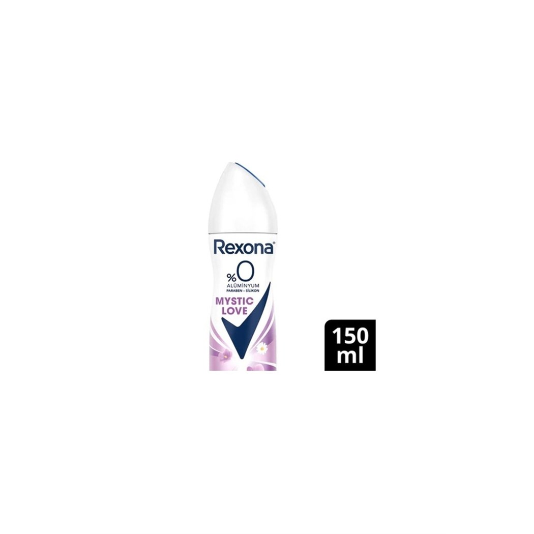 Kadın Sprey Deodorant Mystic Love %0 Alüminyum 48 Saat 150 ml