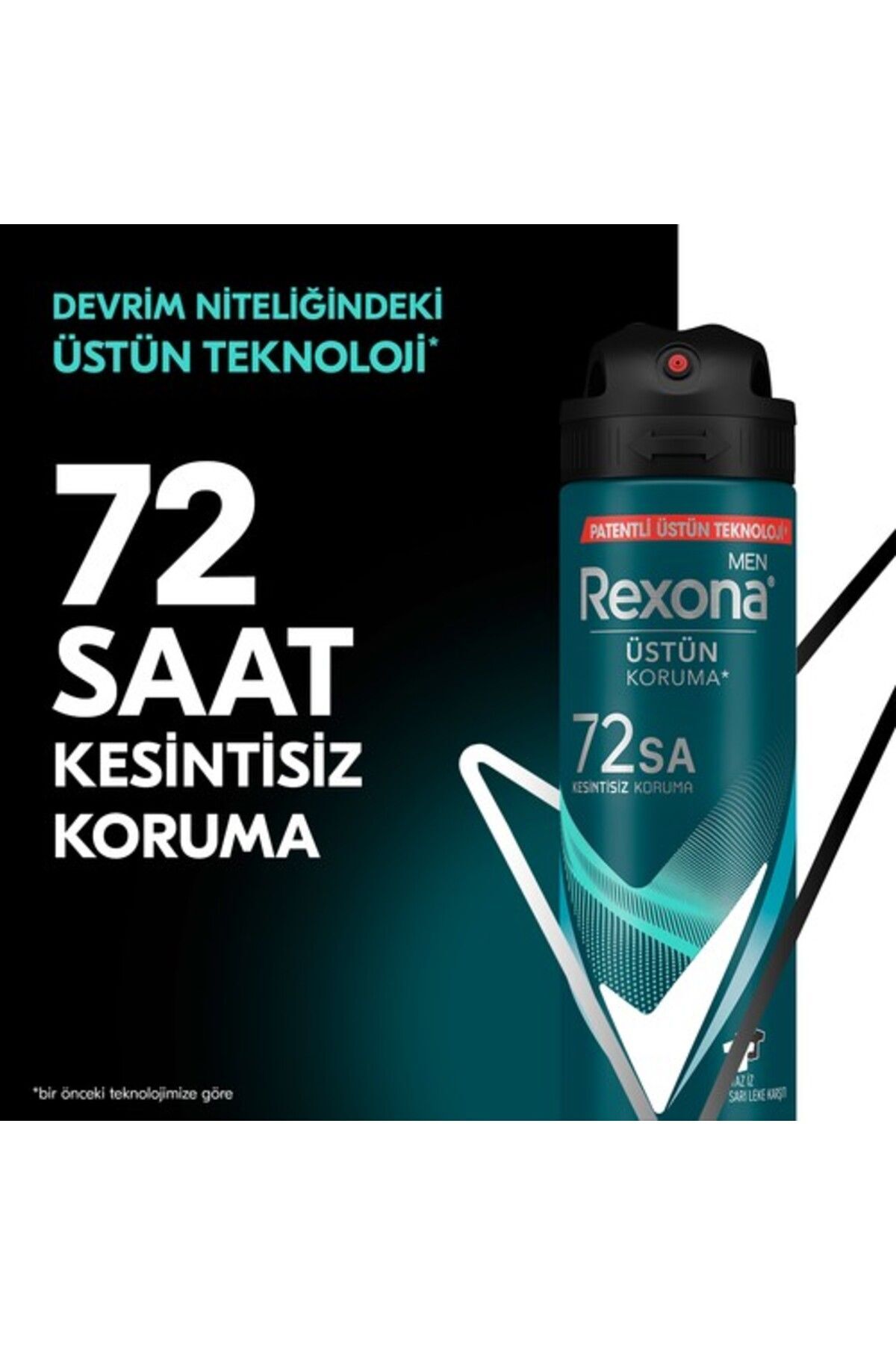 Men Erkek Sprey Deodorant Invisible Ocean Deep 72 Saat Kesintisiz Üstün Koruma 150 Ml