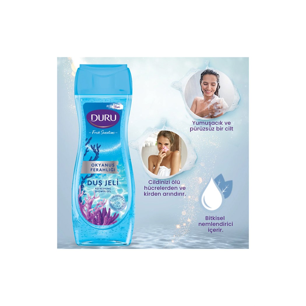 Fresh Sensations Ferahlığı Duş Jeli 450Ml,Okyanus