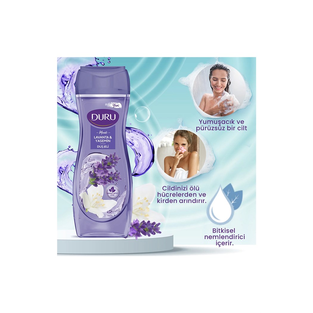 Moods Yasemin Duş Jeli 450Ml,Lavanta
