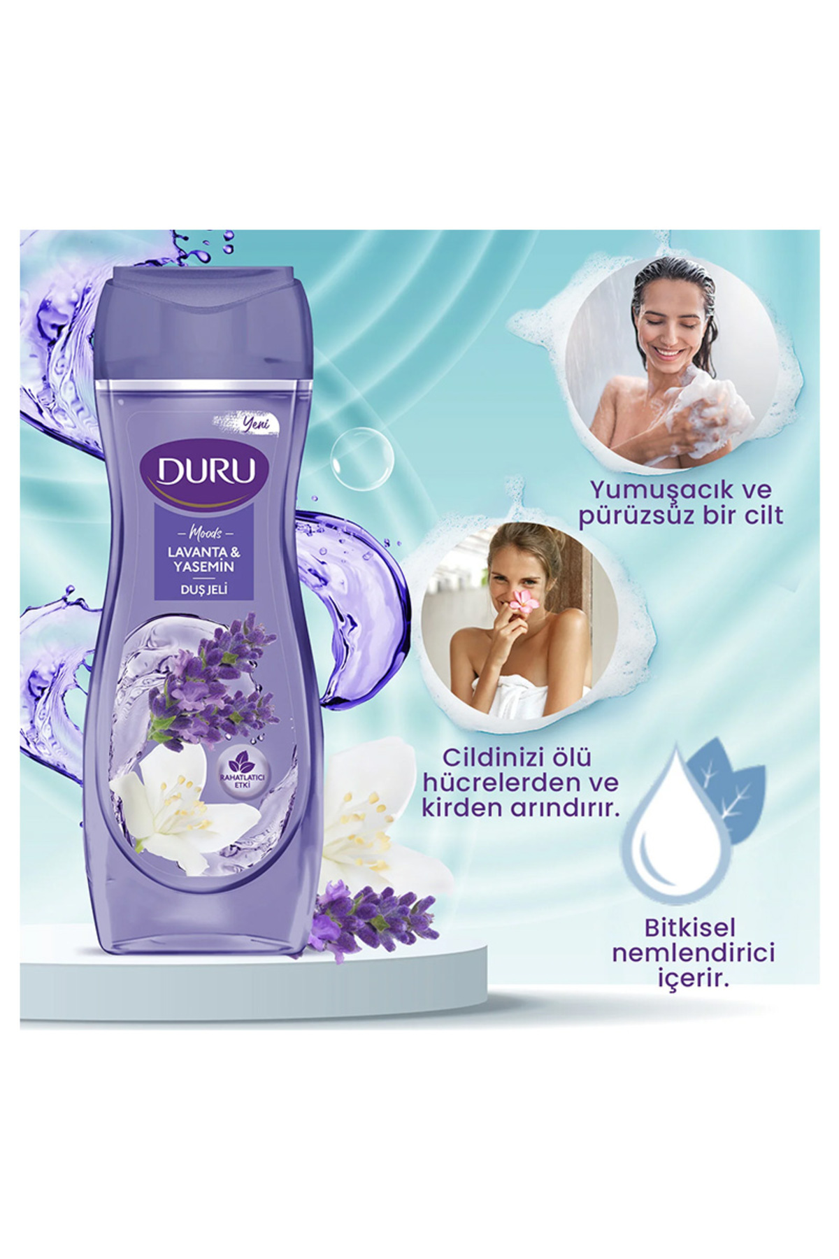 Moods Yasemin Duş Jeli 450Ml,Lavanta