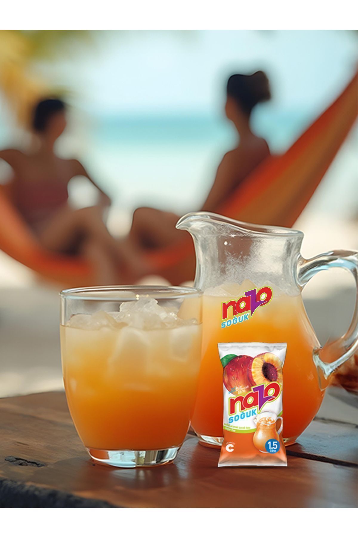 9 Gr. Şeftali Aromalı Toz İçecek 24 Lü