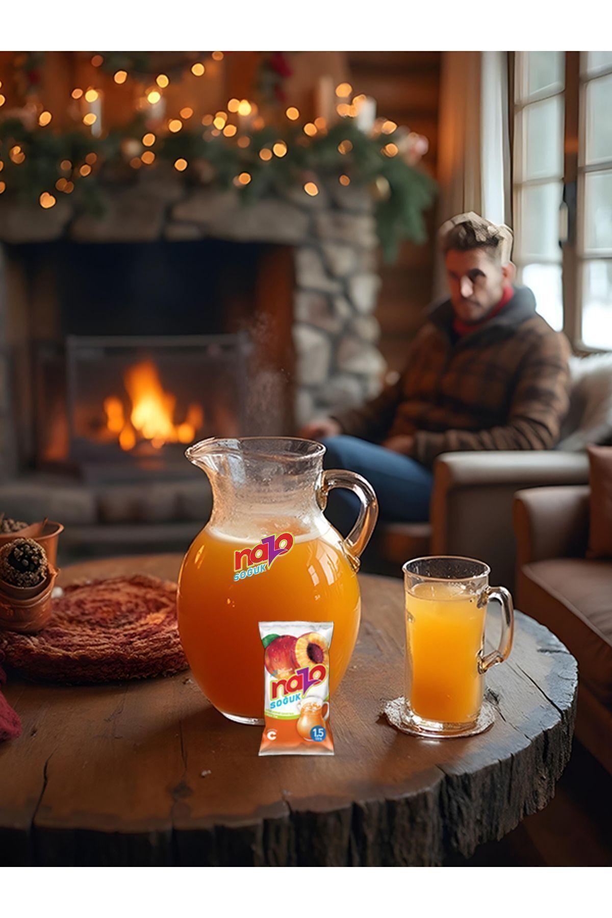 9 Gr. Şeftali Aromalı Toz İçecek 24 Lü