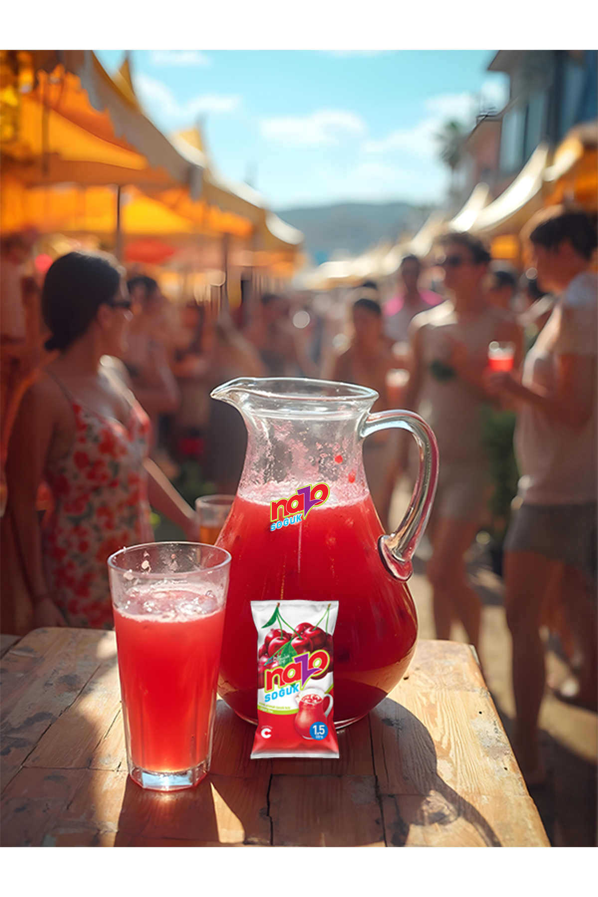 9gr Vişne Aromalı Toz Içecek 24'lü