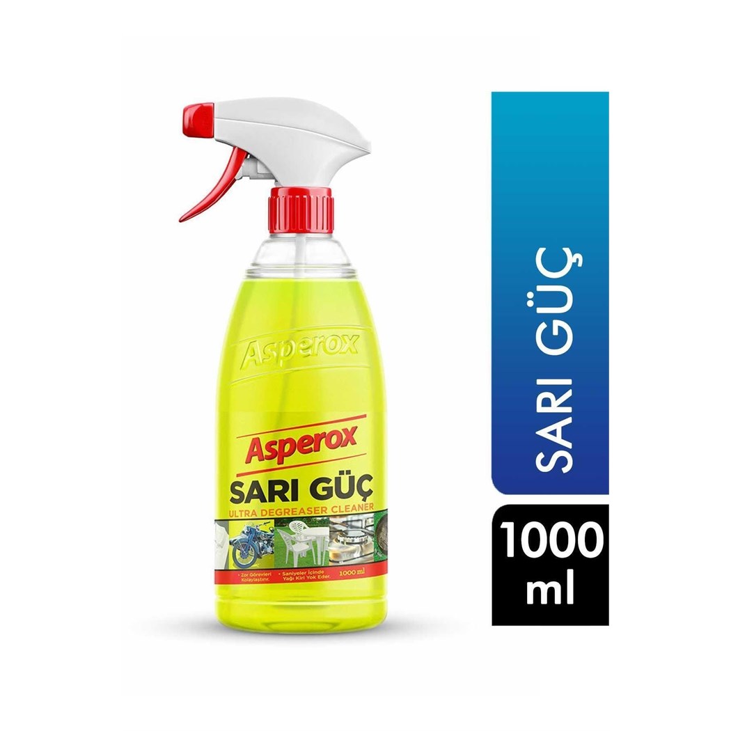 Asperox 1 L Sarı Güç Yağ Çözücü
