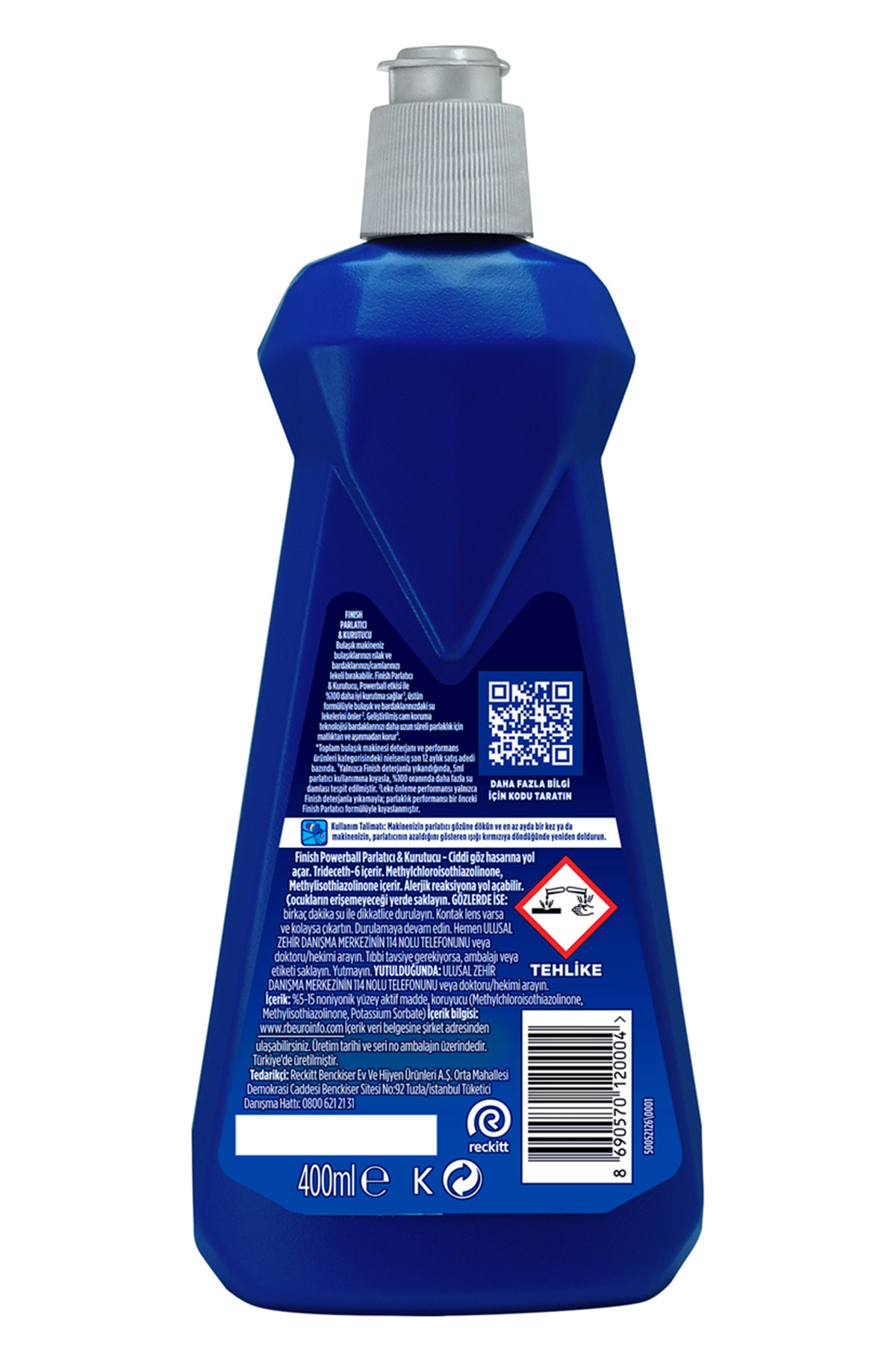 Bulaşık Makinesi  Parlatıcı & Kurutucu  Sıvı 400 ml