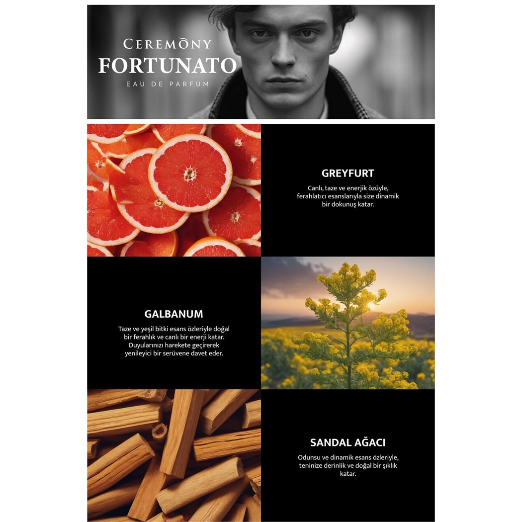 Fortunato 50 ml Edp Erkek Parfüm