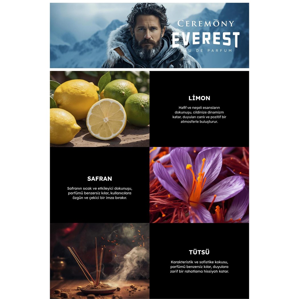 Everest 50 ml Edp Erkek Parfüm