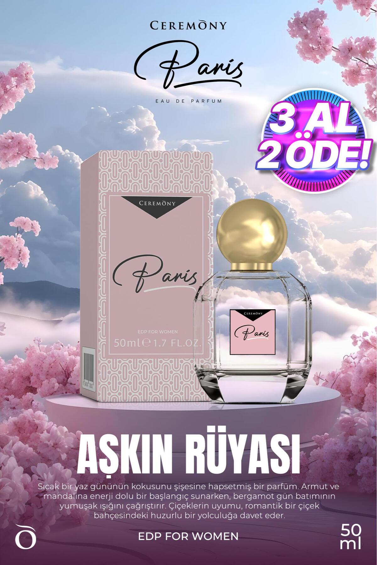 Paris 50 ml Edp Kadın Parfüm