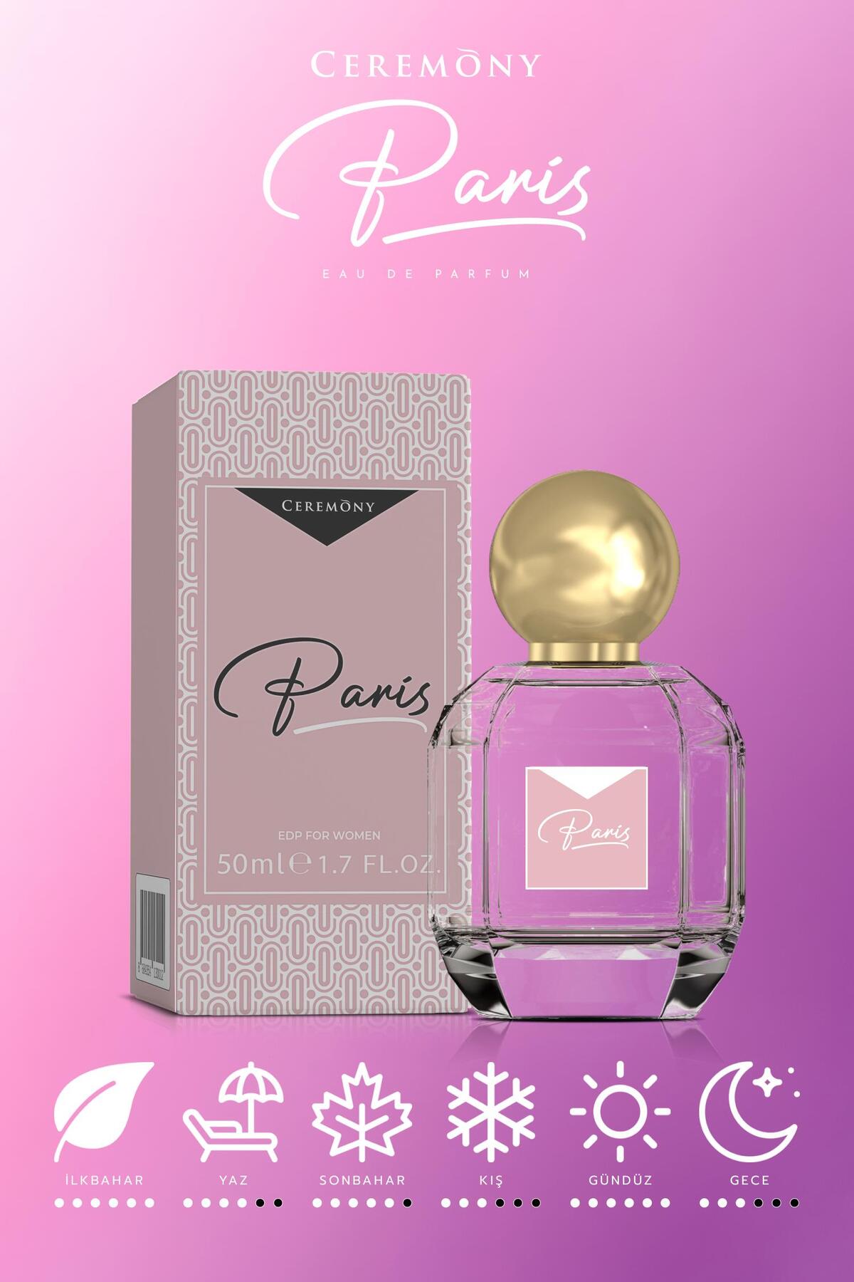 Paris 50 ml Edp Kadın Parfüm