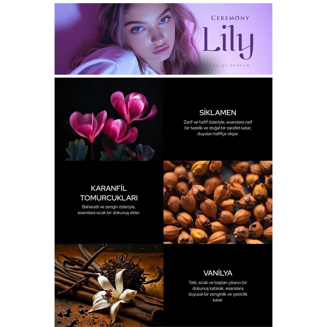 Lily 50 ml Edp Kadın Parfüm