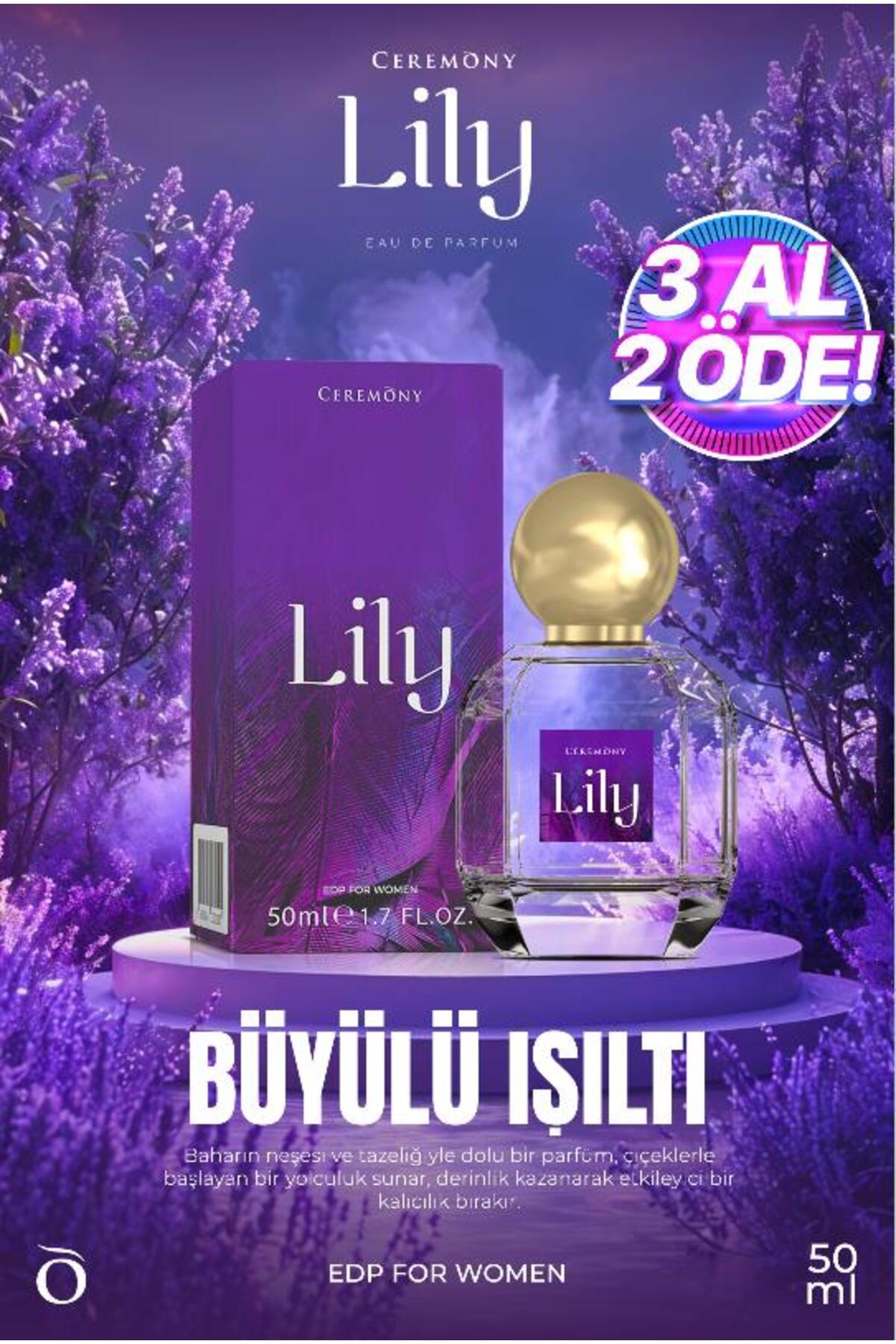 Lily 50 ml Edp Kadın Parfüm