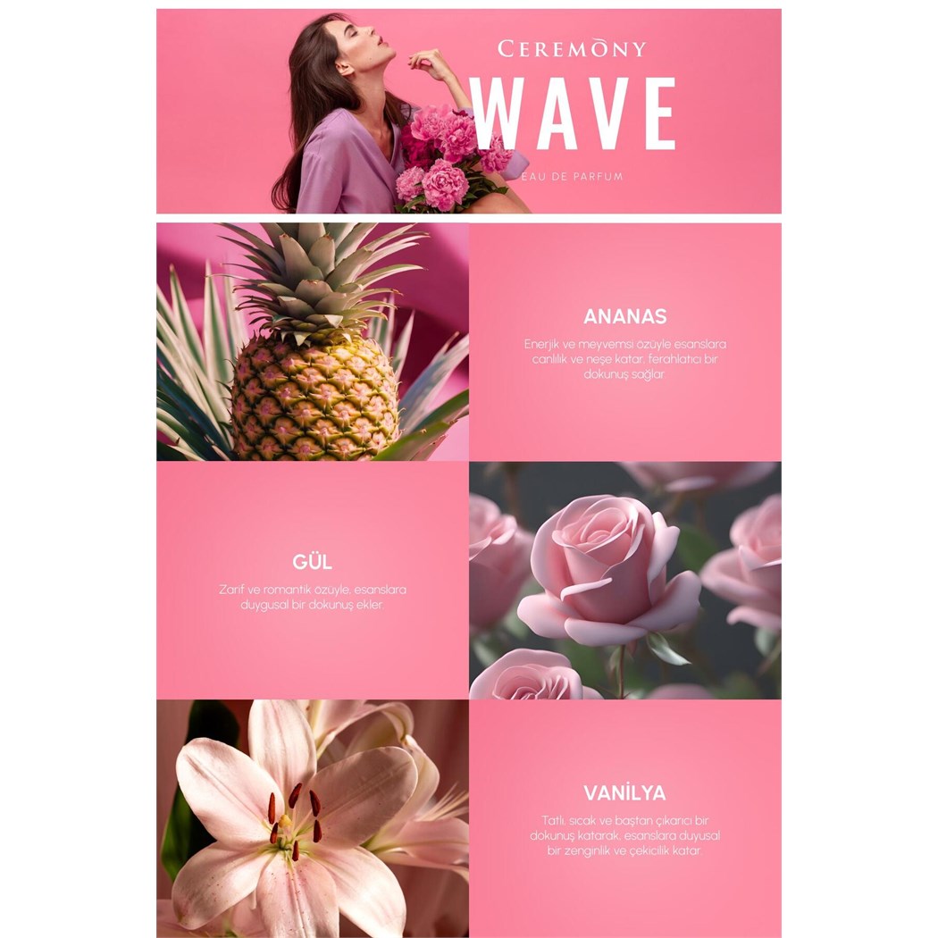 Wave 50 ml Edp Kadın Parfüm