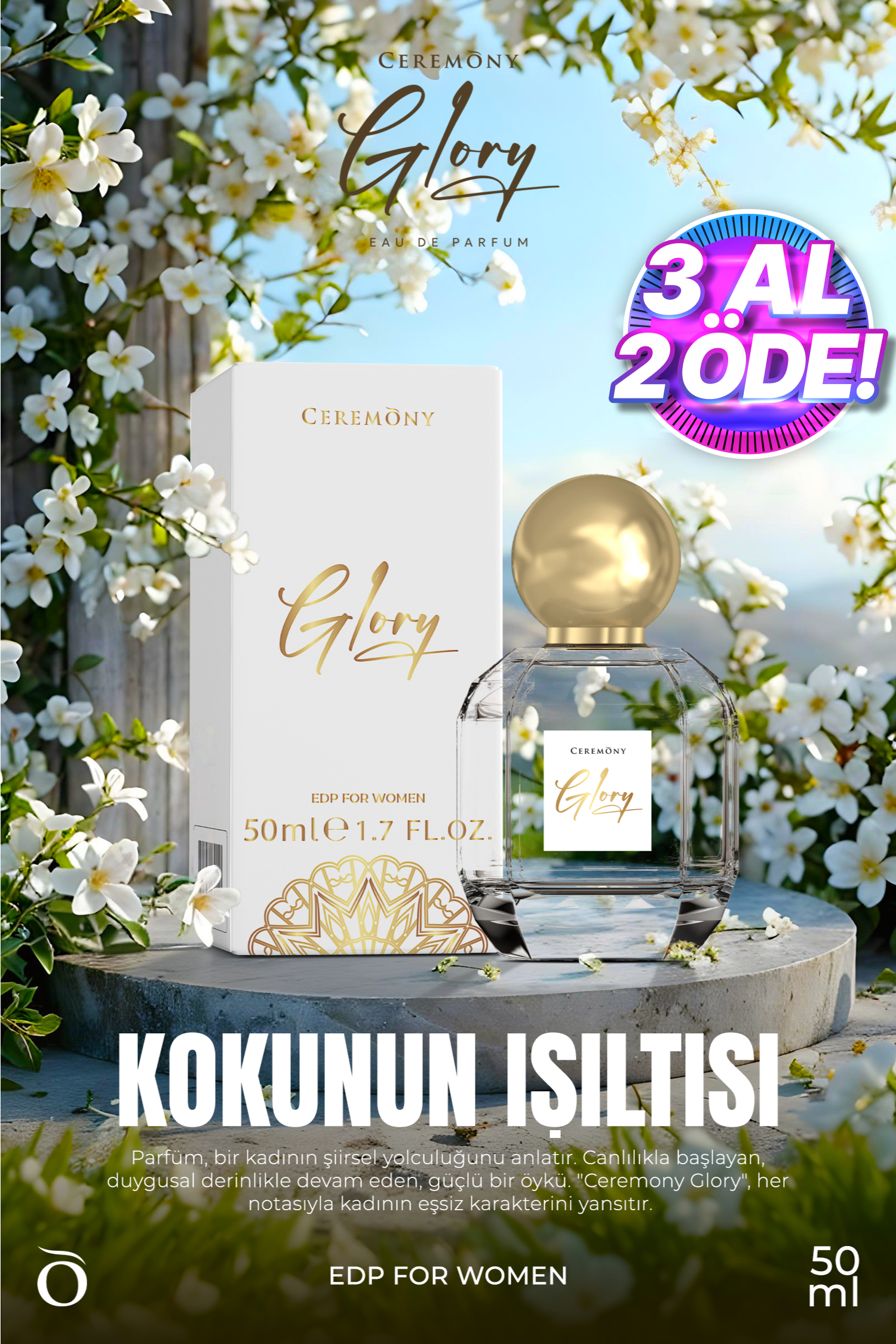 Glory 50 ml Edp Kadın Parfüm