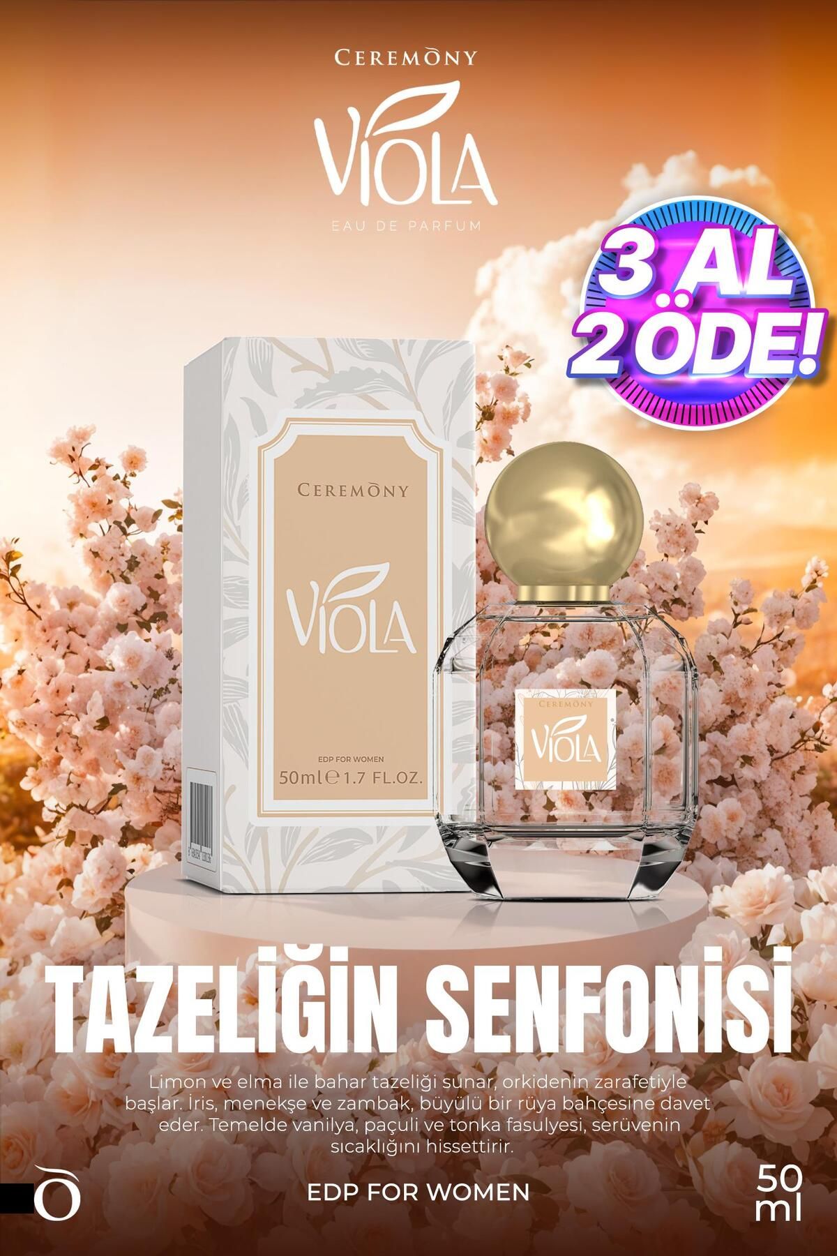 Viola 50 ml Edp Kadın Parfüm