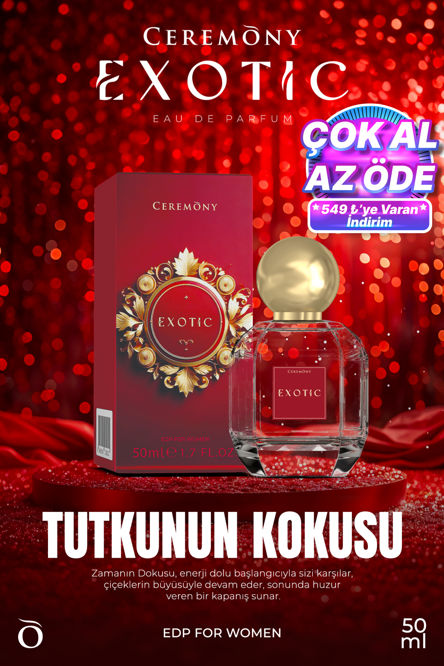 Exotic 50 ml Edp Kadın Parfüm