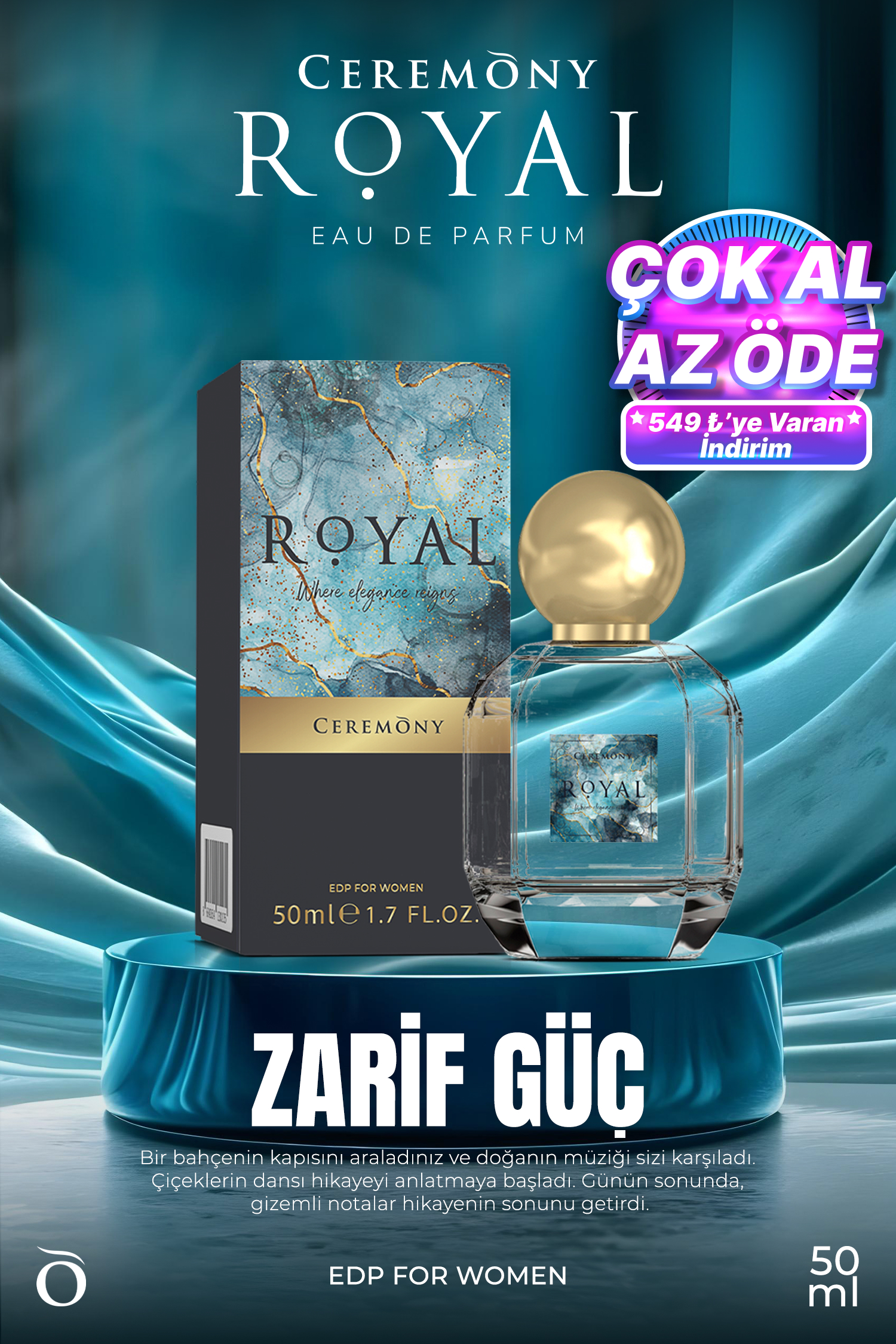 Royal 50 ml Edp Kadın Parfüm