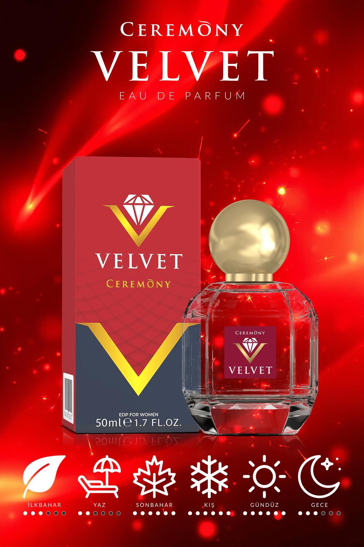 Velvet 50 ml Edp Kadın Parfüm